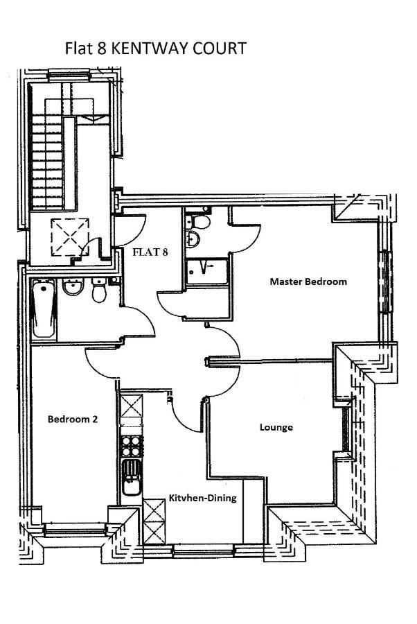 2 Bedroom 2 Bathroom Apartment 8 Including Free Parking Бромли Экстерьер фото